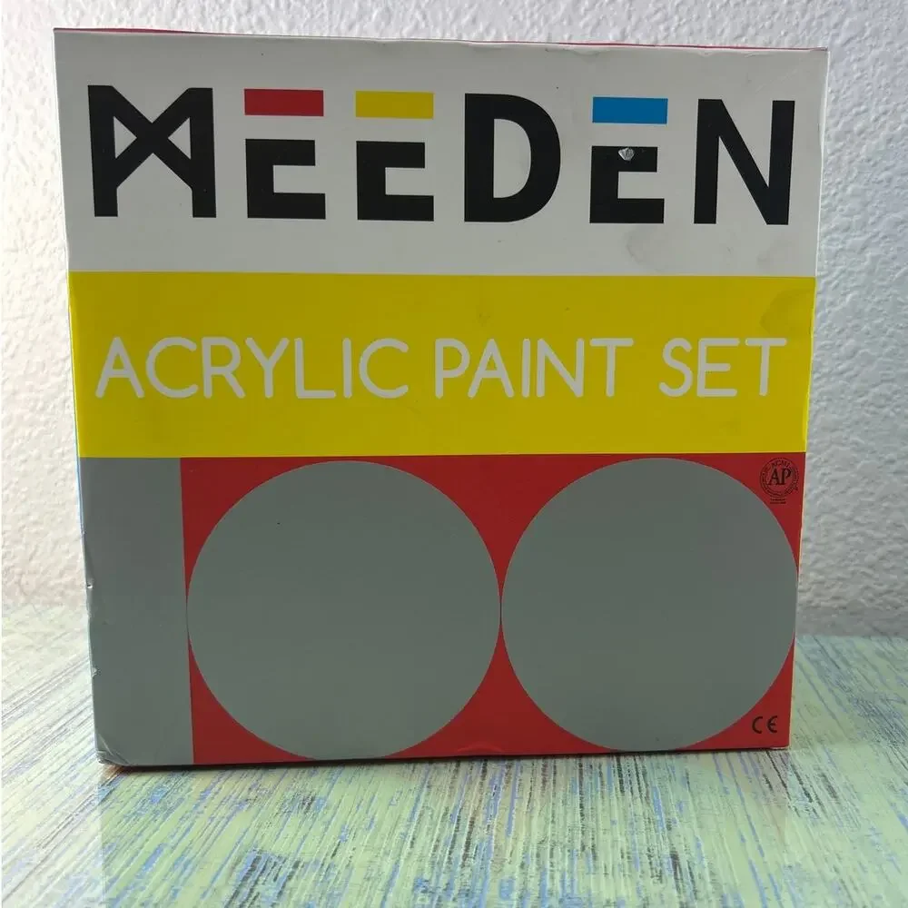 MEEDEN Heavy Body Acrylic Paint Set 100 Colors 12ml Tubes Craft Art Supplies